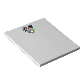 Bloc-note Couleurs d'amour