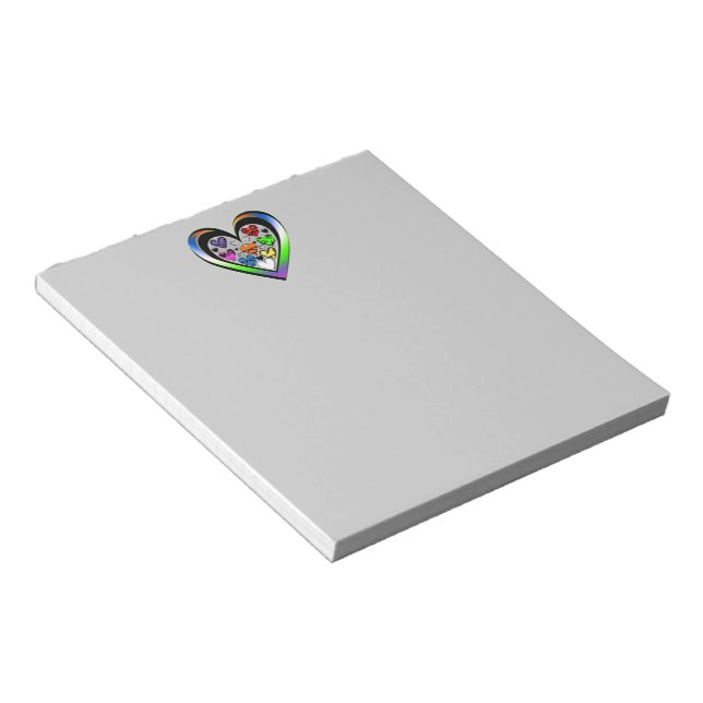 Bloc-note Couleurs d'amour (Incliné)