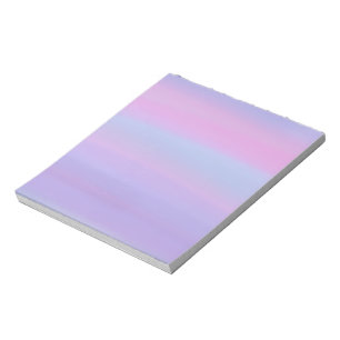 Bloc-note Couleurs modernes peintes en bleu et violet