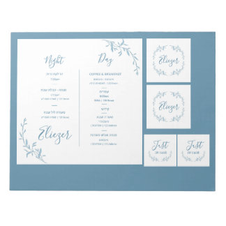 Bloc-note Couverture intérieure personnalisée - Itinéraire