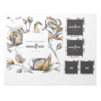 Bloc-note Couverture personnalisée de la boîte d'hôte