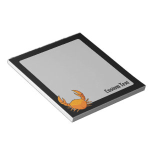 Bloc-note Crab orange
