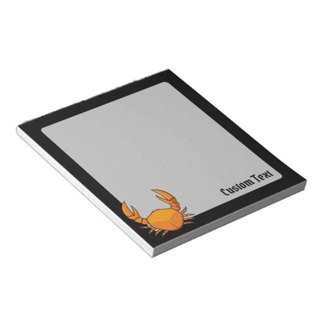 Bloc-note Crab orange (Incliné)
