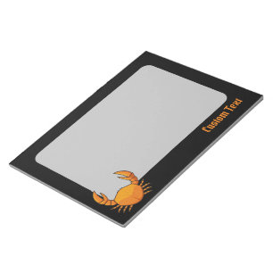 Bloc-note Crab orange