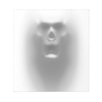 Bloc-note crâne effrayant