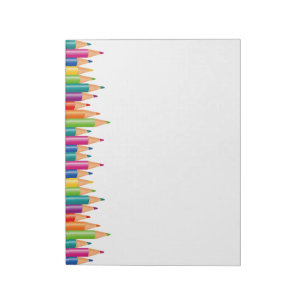 Bloc-note Crayons cascades
