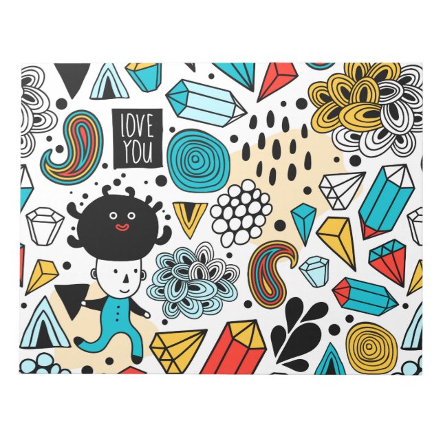 Bloc-note Crazy head (Devant)