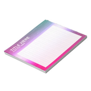 Bloc-note CREATE-YOUR-OWN Custom uploader votre or design