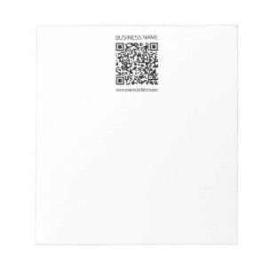 Bloc-note Créer un code QR d'entreprise Texte instantané et 