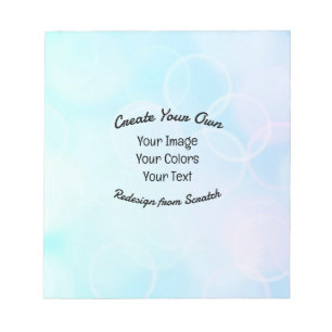 Bloc-note Créez Votre Propre Design/Logo Personnalisé