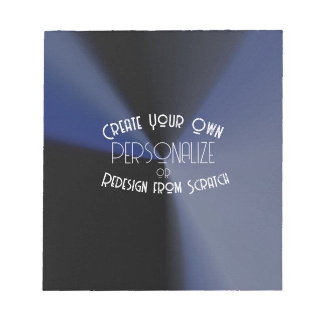 Bloc-note Créez Votre Propre Modèle (Devant)