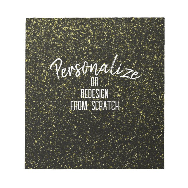 Bloc-note Créez Votre Propre Personnalisé (Devant)