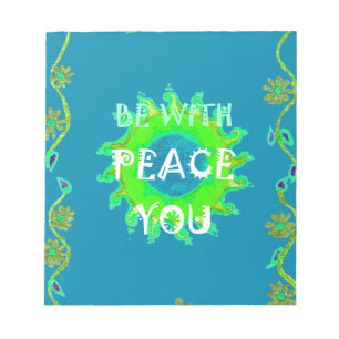 Bloc-note Créez Votre Propre Shalom Peace Soyez Avec Vous To