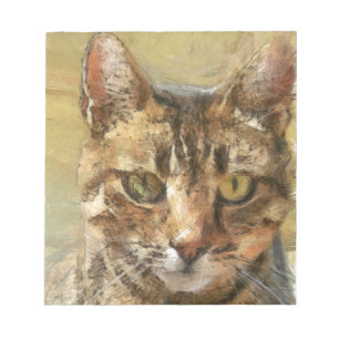 Bloc-note Croquis au crayon Tabby Cat