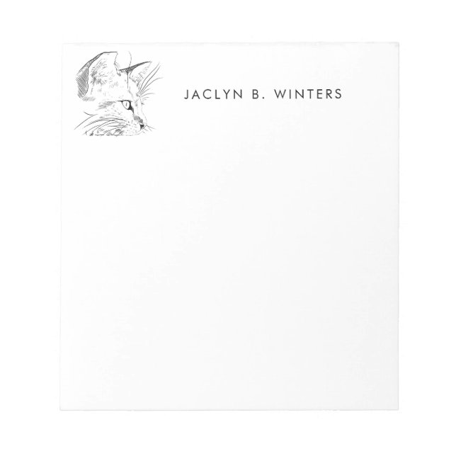 Bloc-note Croquis de rêve de jour de chat | Amoureux des cha (Devant)