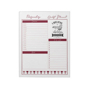 Bloc-note Croyez Positive Citation Quotidienne Planificateur