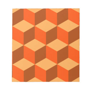 Bloc-note Cubes orange
