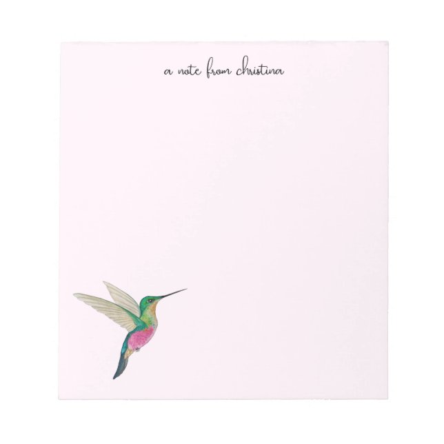 Bloc-note Custom Hummingbird Notepad (Devant)