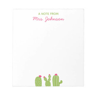 Bloc-note Cute Boho Succulents Fleurs roses Cadeau de l'ense