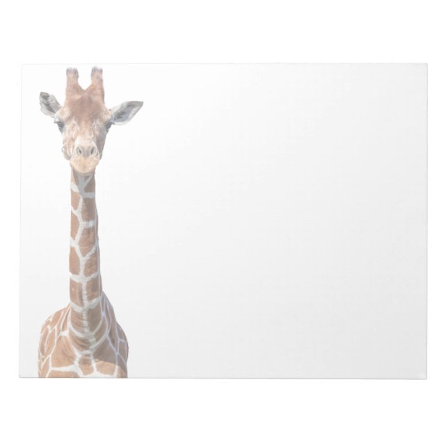 Bloc-note Cute giraffe face (Devant)