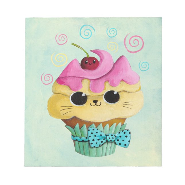 Bloc-note Cute Kitty Cupcake (Devant)