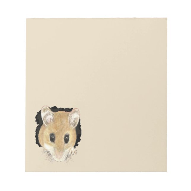 Bloc-note Cute Petite Aquarelle Animaux Poche Souris Animal  (Devant)