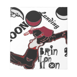 Bloc-note Cute rétro vintage Apportez-le sur Lune Landing Ho