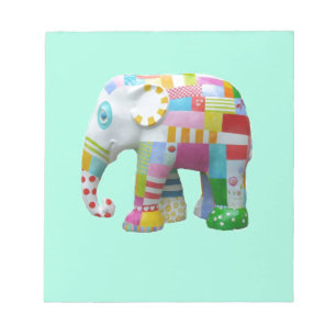 Bloc-note Cute toy retro elephant whimsical colourful