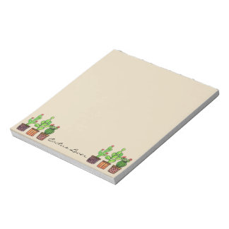 Bloc-note Cute Watercolor Cactus