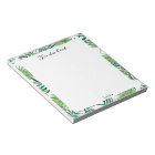 Cute Watercolor Tropical Palm Bureau Feuille