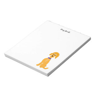 Bloc-note Daisy Doodle Dog doré