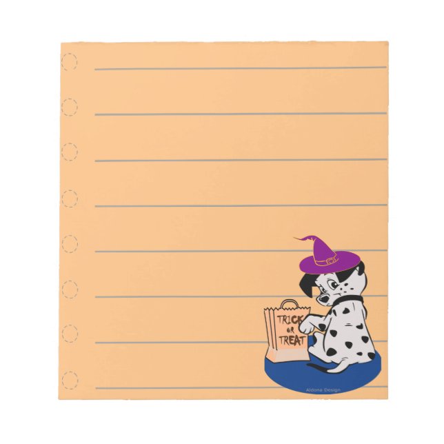 Bloc-note Dalmatien se met à l'épreuve (Devant)