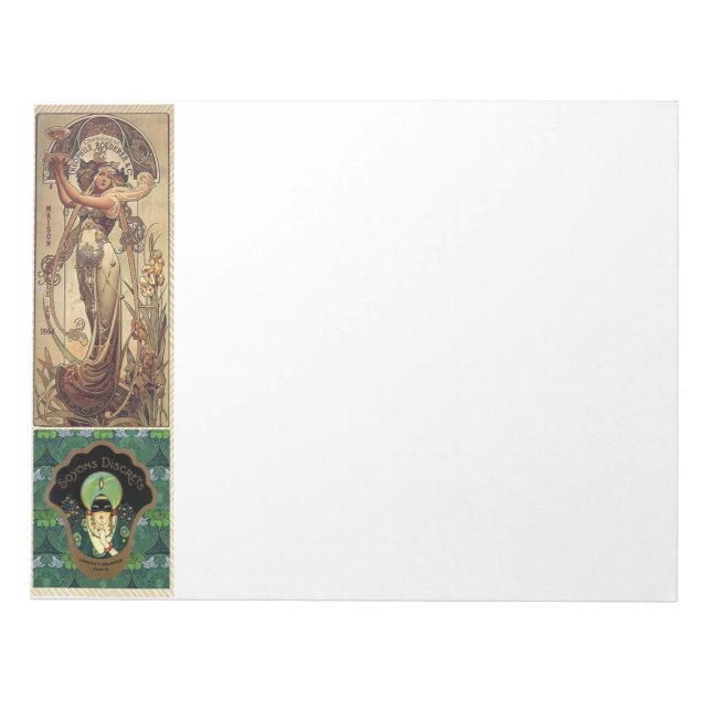 Bloc-note Dames Art Nouveau (Devant)