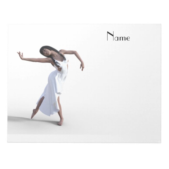 Bloc-note Danseuse blanche Thunder_Cove (Devant)