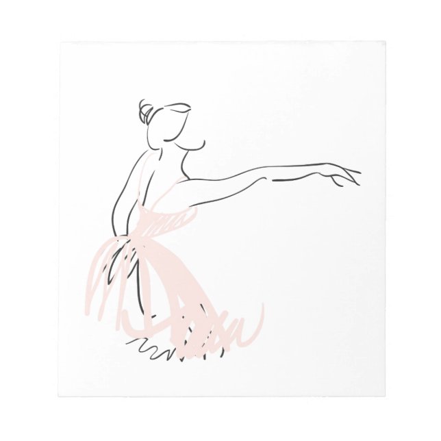 Bloc-note Danseuse de ballet (Devant)
