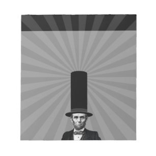 Bloc-note Déclaration de mode présidentielle Abraham Lincoln