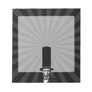 Bloc-note Déclaration de mode présidentielle Abraham Lincoln