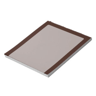 Bloc-note Décor Brown Profond Et Riche Personnalisable
