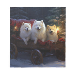 Bloc-note Décor de Noël Eskimo Snowy Sleigh