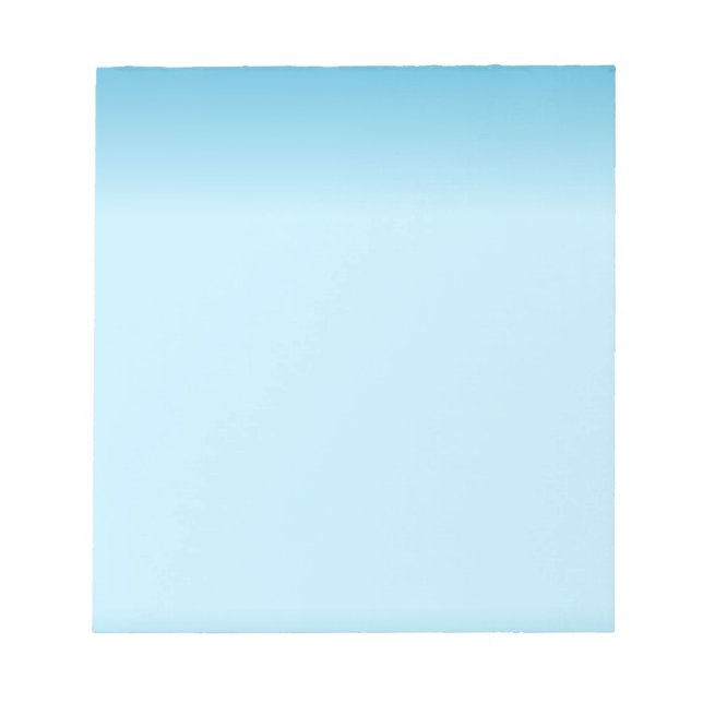 Bloc-note Dégradé bleu clair (Devant)