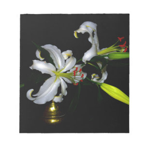 Bloc-note Design irlandais en laiton et en fleur