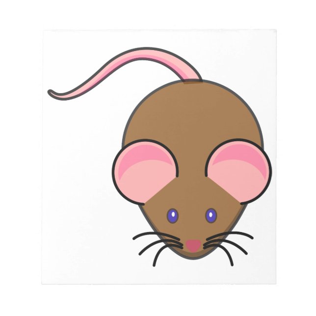 Bloc-note Dessin animé de souris mignonne (Devant)