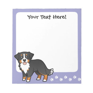 Bloc-note Dessin Bernese Mountain Dog