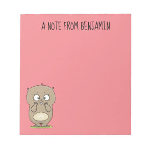 Bloc-note Dessin d'adorable hamster