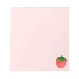 Bloc-note Dessin fraise