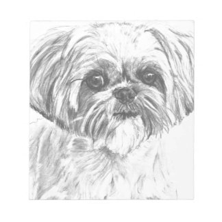 Bloc-note Dessin Shih Tzu