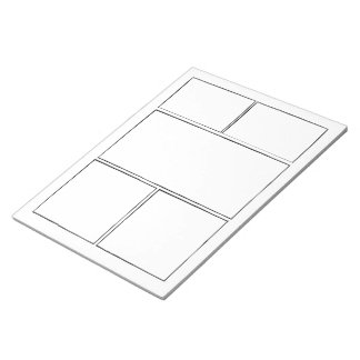 Bloc-note Dessinez vos propres BD | Pages vierges du livre