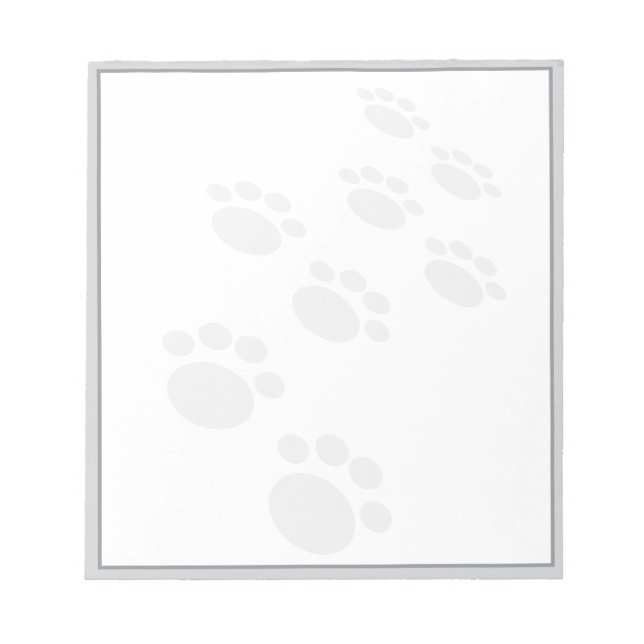 Bloc-note Dessins Paw Dog Personnalisés (Devant)