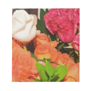 Bloc-note Destin coloré de noce de compositions florales