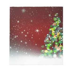 Bloc-note Destin d'amour de paix de vacances d'arbre de Noël